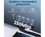 ExtraLink Kat.6 U/FTP 10m 1Gbps Patchcord LAN miedź skrętka kątowy - 1543882 - zdjęcie 7
